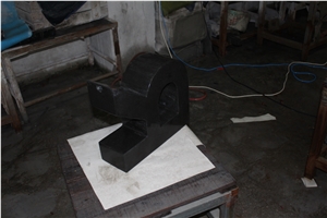 Shanxi Black Granite Monuments & Tombstone Characters