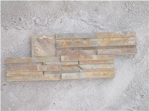 Best Natural Decorative China Yellow Slate, Wall Panel, Cultured Stone