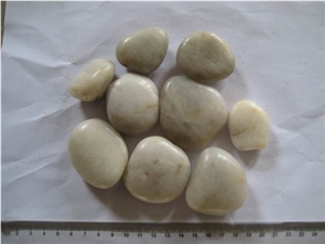 Cheaper White Pebble Stone Gravel, White Marble Gravels