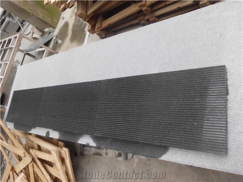 China Grey G654 Granite Stairs & Steps,Dark Grey Granite Stair,Granite Stair
