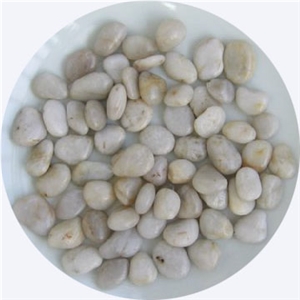 China Multicolor Marble High Polished Flat Pebble River Stone