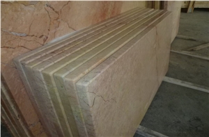 Chinese Pink Peach Marble Worktops, Pacific Peach Marble Countertop