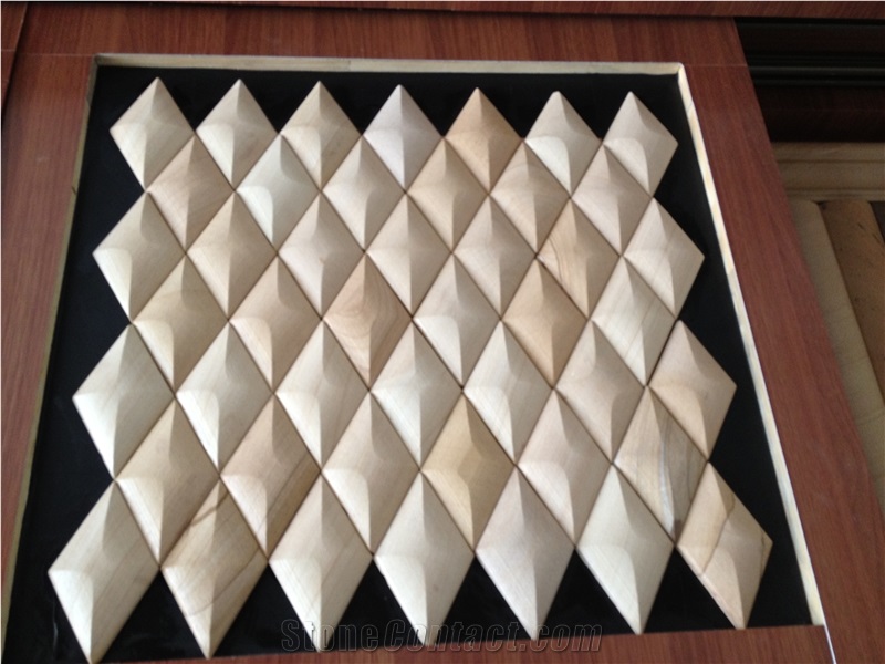 Chinese Sandstone Mosaic Tile Price, Beige Sandstone Mosaic