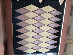 Chinese Wall Mosaic Sandstone Mosaic Tile Price