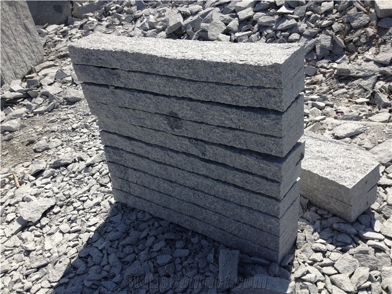 Lowest Prices China Shandong Light Grey White G341 Cheap Granite Kerbstone, Curbstone in Natural Finish/Flamed Finish for Road Side Kerb, Outdoor Natural Stone Use, Wodoen Pallet Pack, Manufacturer