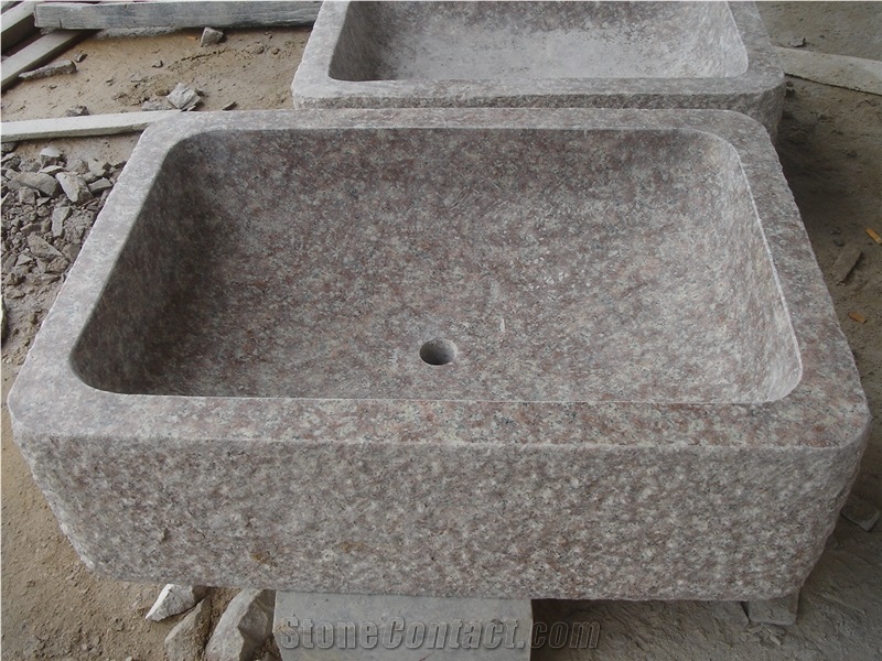 Natural Stone Wash Basin Sink,Stone Basin,Stone Sink,Wash Basin Sink,Wash Basin,G687 Granite Basin