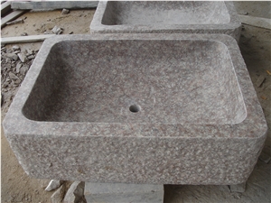Natural Stone Wash Basin Sink,Stone Basin,Stone Sink,Wash Basin Sink,Wash Basin,G687 Granite Basin