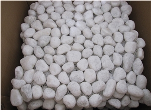 Nets Stick White Pebble Stone,River Pebbles