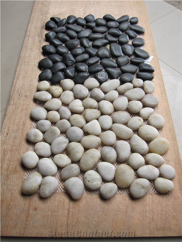 Nets Stick White Pebble Stone,River Pebbles