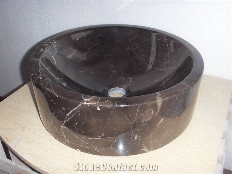 Stone Basin,Marble Basin,Black Marble Wash Basin Sink