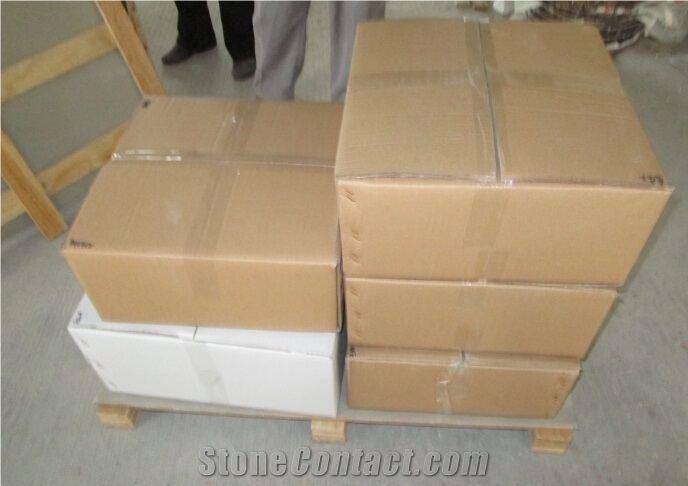 Stone Basin,Stone Sink,Marble Basin,Emperador Light Marble Basin