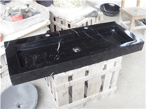 Stone Sink,Marble Wash Basin Sink,Nero Margiua Wash Basin Sink
