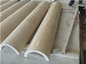 Beige Marble Column,Empty Marble Column,Stone Post