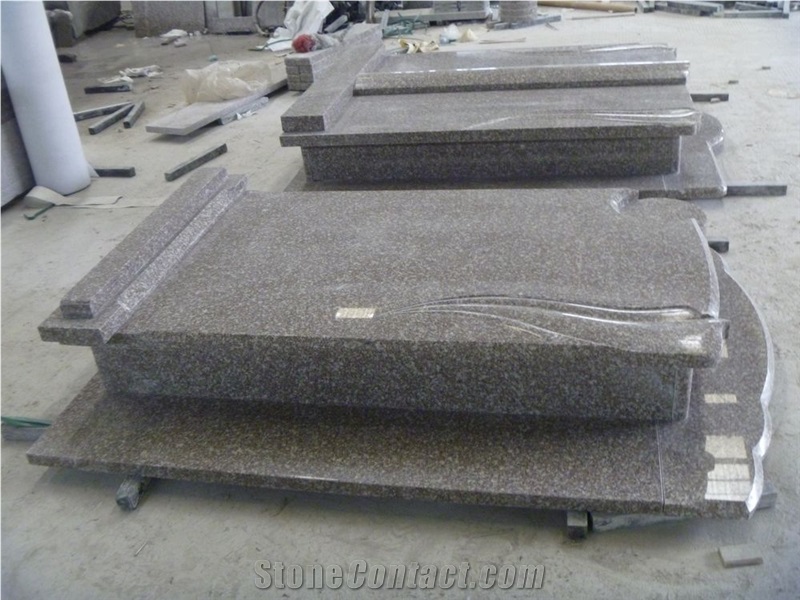 G664 Granite Tombstone,Chinese Granite Monument,Single Monuments