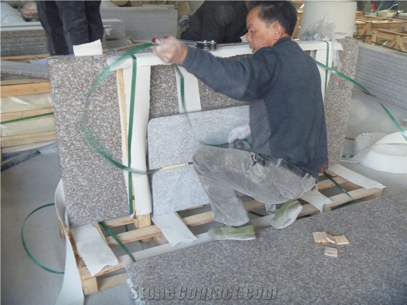G664 Granite Tombstone,Chinese Granite Monument,Single Monuments