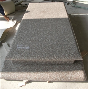 G664 Granite Tombstone&Monument,Chinese Polished Heastone,Western Style Monuments,Double Monuments