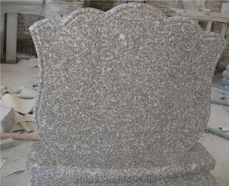 G664 Granite Tombstone&Monument,Chinese Polished Heastone,Western Style Monuments,Double Monuments