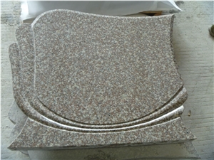 G664 Granite Tombstone&Monument,Chinese Polished Heastone,Western Style Monuments,Double Monuments