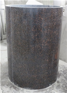 Tan Brown Granite Column, Brown Stone Column ,Hollow Column, Stone Post