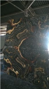 Onyx Black Exotic, Black Mexico Onyx Slabs & Tiles