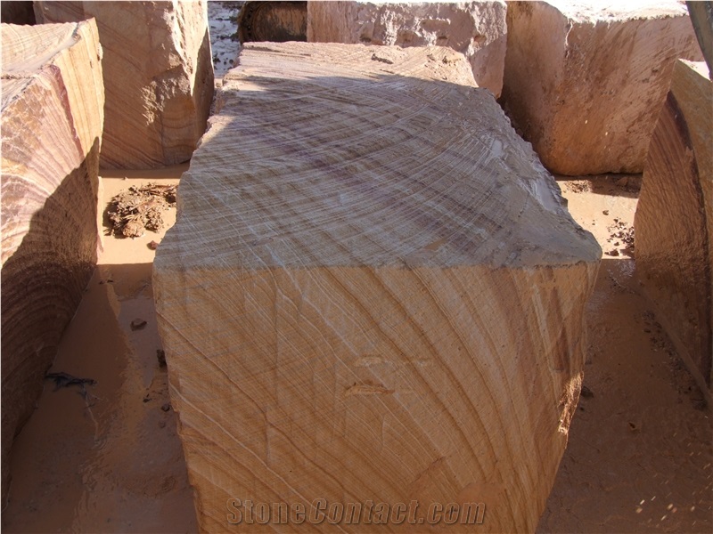 Aussie Sandstone - Banded Sandstone Blocks, Yellow Sandstone Blocks