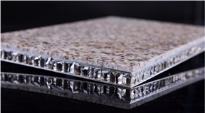 Fire-Proof Outdoor Decorative Marble Aluminium Honeycomb Backed Stone Composite Cladding Panels for Walls