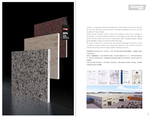 Multicolor Granite Curtain Wall Of Buildings Stone Veneer Aluminium Honeycomb Composite Panel