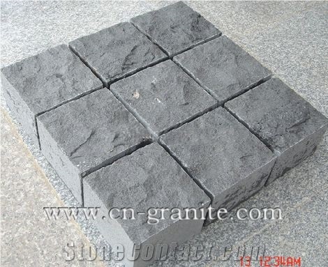 China Grey Basalt Cube Stone ,Grey Cube Paving Stone,For Floor Covering,Wholesaler,Quarry Owner-Xiamen Songjia