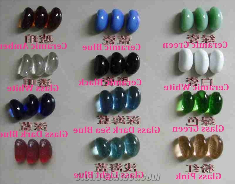 China White Manmade Stone Nano Glass Stone Pebbles Stone Monumental & Grave Accessories, Glass Stone Gravels, Crushed Glass Chippings, Crushed Glass Stone