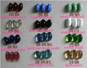 China White Manmade Stone Nano Glass Stone Pebbles Stone Monumental & Grave Accessories, Glass Stone Gravels, Crushed Glass Chippings, Crushed Glass Stone