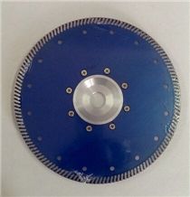 Flange Diamond Sintered Continuous Saw Blade Cutting Granite