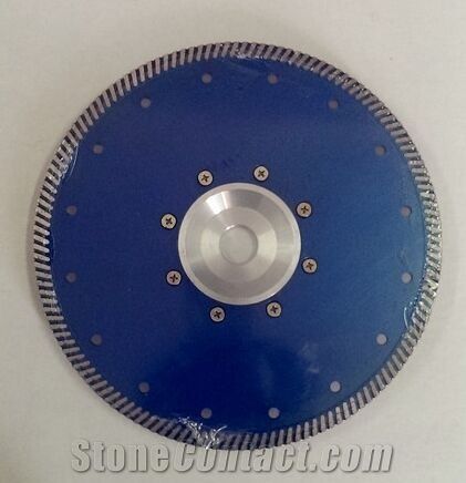 Flange Diamond Sintered Continuous Saw Blade Cutting Granite