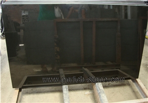 Chinese Black Stone Tv Table Tops for Hotels,Chinese Black Granite Tv Table Top Design