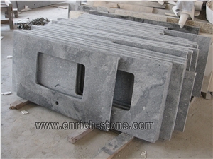 Grey Granite Grey Cloudland Bathroom Vanity Tops,Grey Granite Custom Vanity Tops
