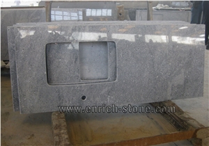 Grey Granite Grey Cloudland Bathroom Vanity Tops,Grey Granite Custom Vanity Tops