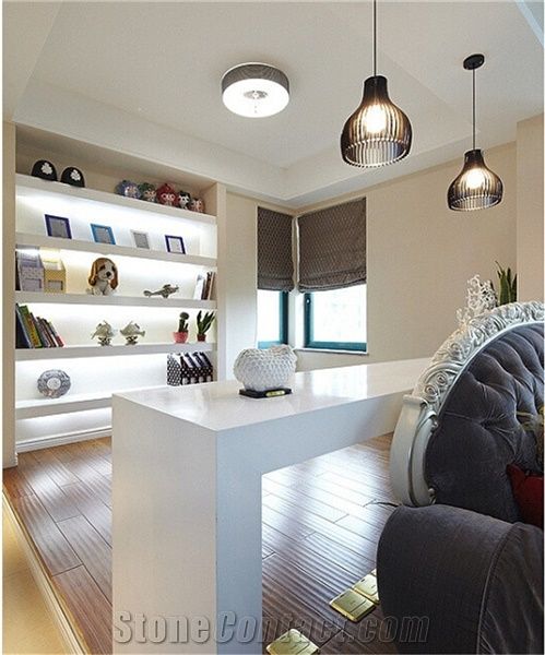 A New Friendly Surface Application Meterial for Worktop Made by China White Quartz Stone Window Sill More Durable Than Granite Directly from China Manufacturer at Cheap Pricing Thickness 2cm or 3cm