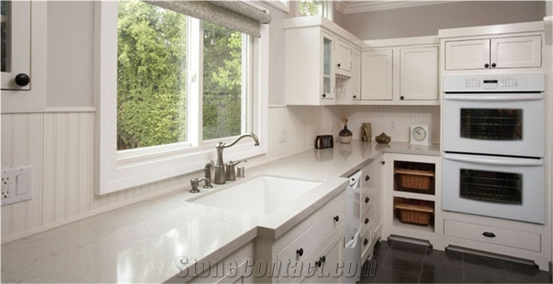 Artifical Quartz Stone Surface Fabricator,Experienced Wholesaler Of Quartz Stone Countertop with Iso/Nsf Certificate,For Tabletop,Floor and Wall,More Durable Than Granite