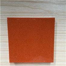 Artifical Quartz Stone Surface Fabricator with Bright Orange Surface Experienced Wholesaler Of Quartz Stone Countertop with Iso/Nsf Certificate,For Tabletop,Floor and Wall,More Durable Than Granite