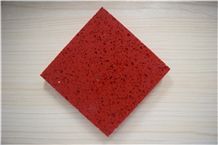 Artificial Quartz Stone Shining Red with Bright Surface for Prefab Countertops Your First Kitchen Countertop Options Nonporous More Durable Than Granite Countertops Slab Size 3200*1600 or 3000*1400