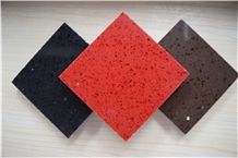 Artificial Quartz Stone Shining Red with Bright Surface for Prefab Countertops Your First Kitchen Countertop Options Nonporous More Durable Than Granite Countertops Slab Size 3200*1600 or 3000*1400