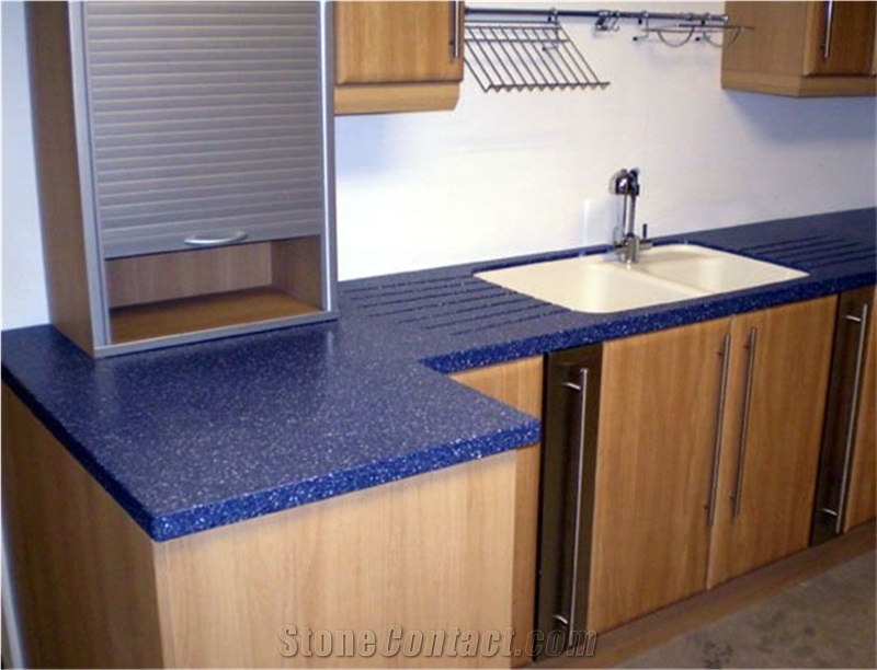 Beautiful and Friendly Surface Application Meterial for Sparkle Bblue Bright Quartz Stone Tiles & Slabs Directly from China Manufacturer at Competitive Prices with High Compression Strength