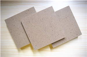 China Beige Quartz Stone with Bright Surface for Cut to Size Kitchen Counter Top Directly from China Manufacturer at Competitive Prices Standard Slab Sizes 126 *63 and 118 *55