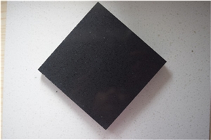 China Black Quartz Stone Slabs & Tiles, the Ideal Work Surface-Cut to Size & Prefab Quartz Slab