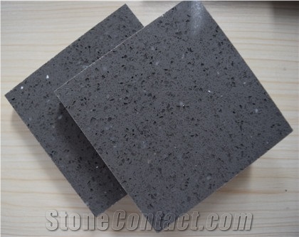 China Man-Made Quartz Stone Galaxy Grey Cradle-To-Cradle,Nsf and Green Guard Certified Quartz Stone Tiles