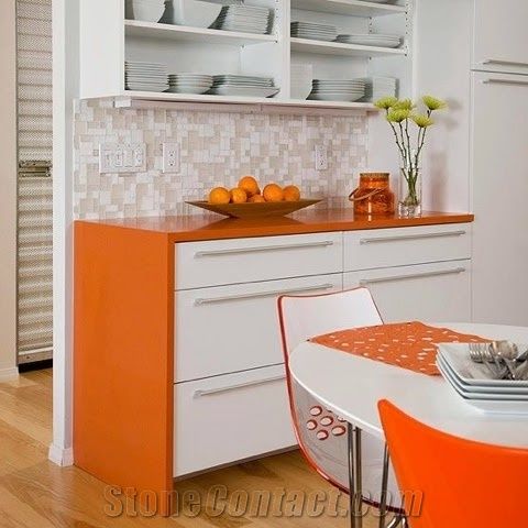 China Red Manmade Stone Quartz Stone Slabs & Tiles for Prefab Countertops Your First Kitchen Countertop Options Nonporous Very Hard Surface More Durable Than Granite Countertops Slab Size 3200*1600 or