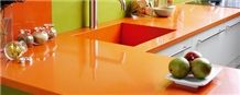 China Red Manmade Stone Quartz Stone Slabs & Tiles for Prefab Countertops Your First Kitchen Countertop Options Nonporous Very Hard Surface More Durable Than Granite Countertops Slab Size 3200*1600 or