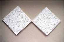 China White Engineered Quartz Slabs & Tiles, Solid Color for Custom Kitchen Counter Top Vanity Top Table Top Polishing Quartz Surface with Scratch Resistant and Stain Resistant More Durable Than Grani