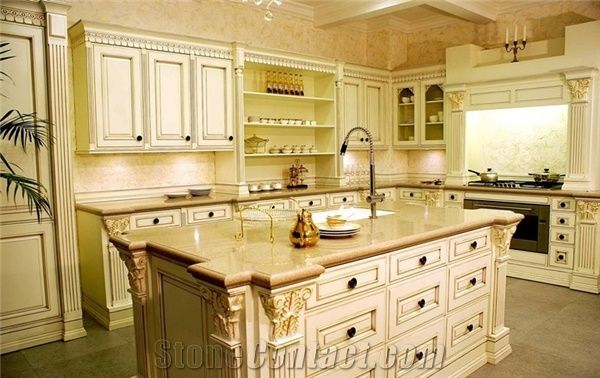China Yellow Manmade Stone Quartz Stone Slabs & Tiles with Bright Surface for Prefab Countertops Your First Kitchen Countertop Options Nonporous More Durable Than Granite Countertops Slab Size 3200*16