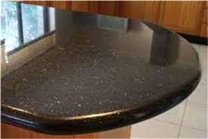 Chinese Quartz Surfaces Materials Supplier Black Color at Cheap Price More Durable Than Granite Thickness 2cm or 3cm