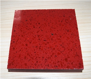 Crystal Red Shining Red Engineered Corian Stone Standard Sizes 126 *63 and 118 *55 Combines Performance and Design Fit for Flooring&Walling&Countertop